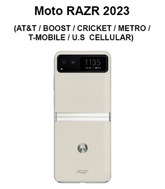 MOTO RAZR (2023) (AT&T / BOOST / CRICKET / METRO / T-MOBILE / U.S  CELLULAR) 